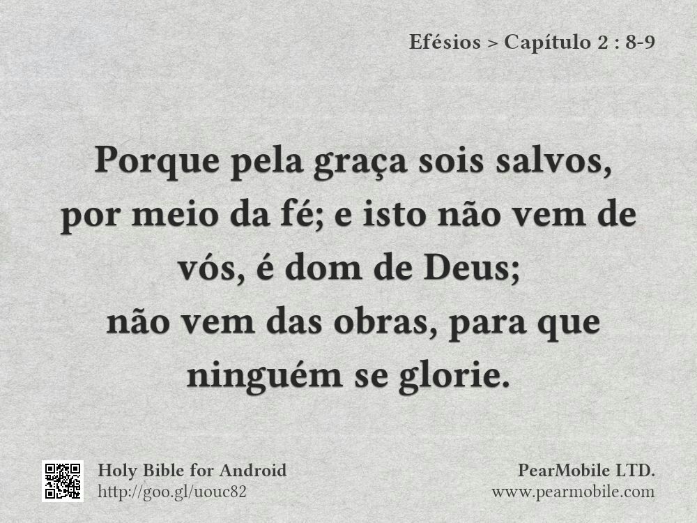 Efésios, Capítulo 2:8-9